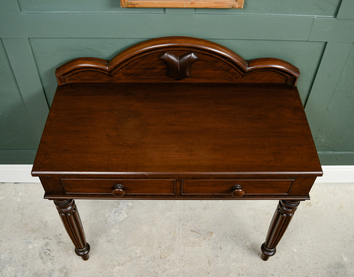 Victorian Mahogany Hall Console Table - Washstand - Bathroom Vanity Converison?