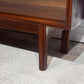 Vintage Glass Teak Display Bookcase Wide Teak Mid Century Glass Display Cabinet