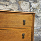 Vintage Chest Of Drawers Two Drawer Oak Cabinet Furniture Tallboy Super Proportions And Detailing