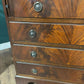Reproduction Mahogany Astral Glazed Bureau Bookcasezx