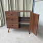 Vintage Mid Century Modernist Style Compact Sideboard Cupboard Danish Design R1156