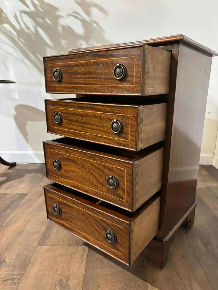 Reproduction Four Drawer Mahogany Chest