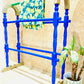 Lemon Vintage Towel Rail, Freestanding Wooden Clothes Airer