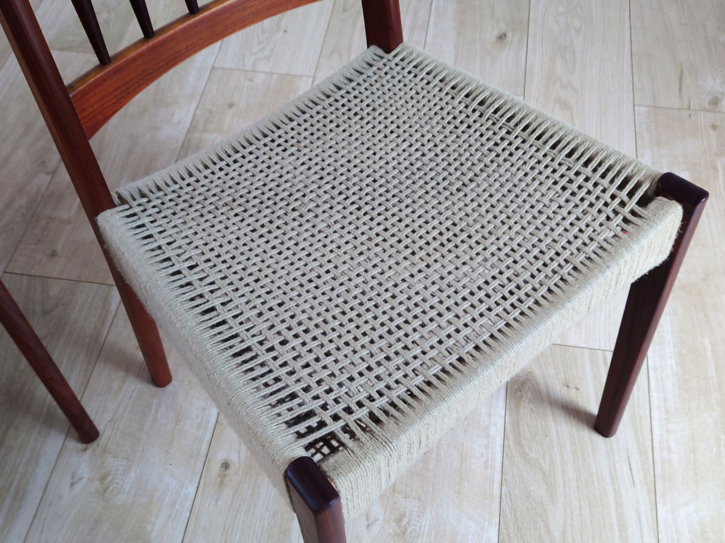 Pair Of Mid Century Danish Teak Dining Chairs By Arne Hovmand