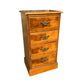 Vintage Georgian style Yew chest of drawers / bedside chest