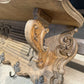 Pretty French Oak Wall Shelf / Coat Rack