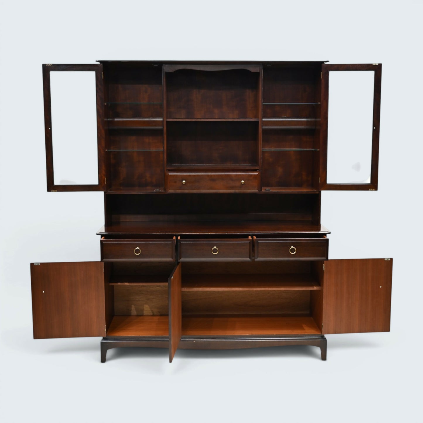 Stag Dresser Sideboard Display Bookcase 2 Piece Storage Unit FREE UK* Delivery