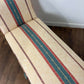 Vintage Striped Day Bed with Ottoman Storage