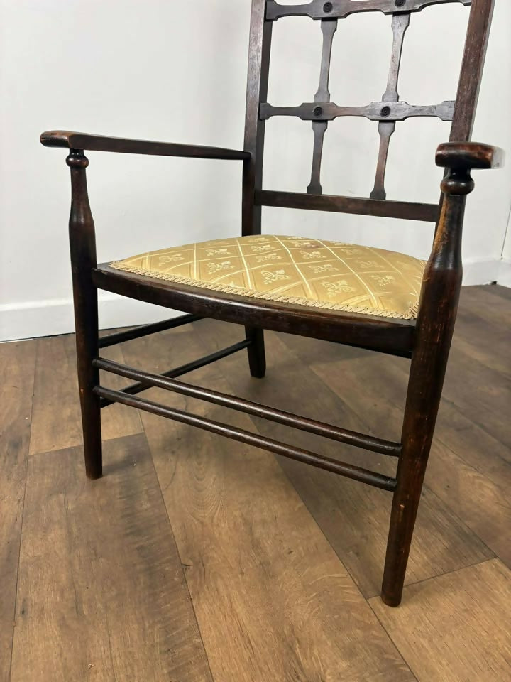 Pair of Early 20th Century Side Chairs – Decorative, Solid & Low-Seated