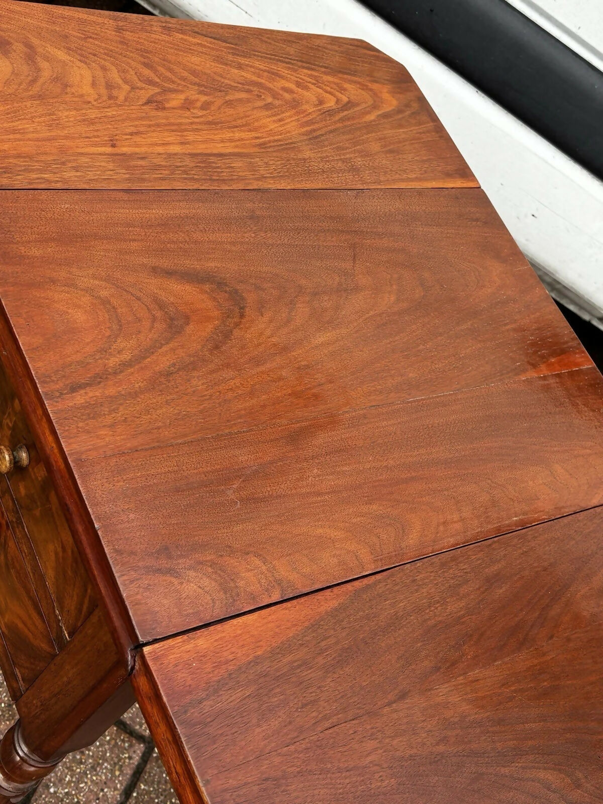 Victorian Mahogany Lamp/ Sofa Table. Drop Sides, With A Drawers & Cupboard