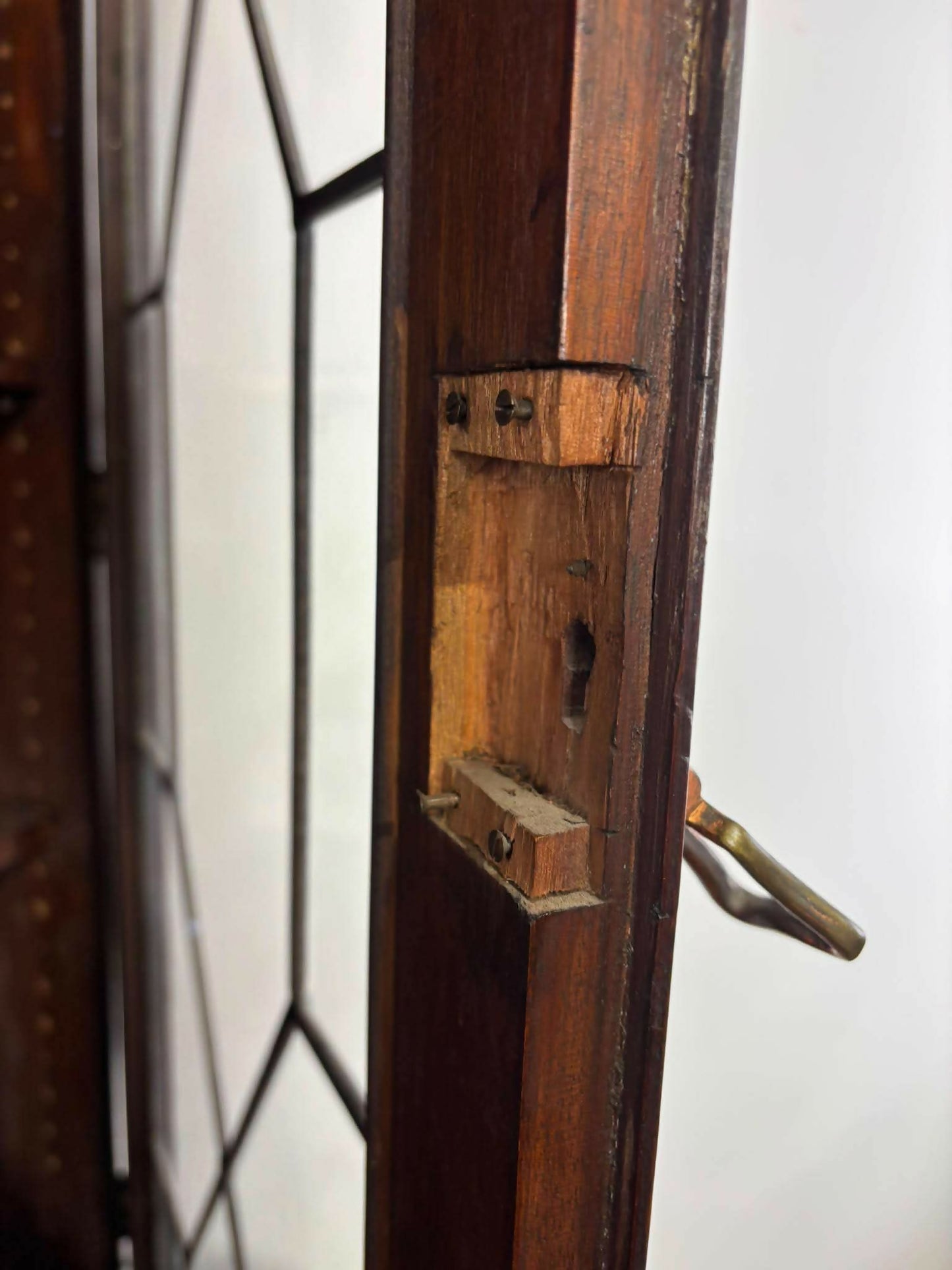 Edwardian Mahogany Astral Glazed Bookcase