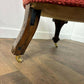Victorian Mahogany Framed Chaise Longue with High Back and Elbow Rest