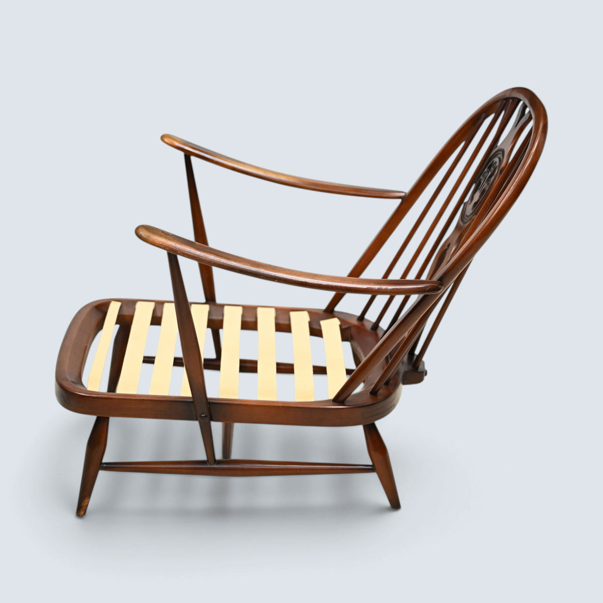 Ercol Fleur-De-Lys Easy Chair New Webbing (Pirelli) Frame Only FREE UK Delivery*