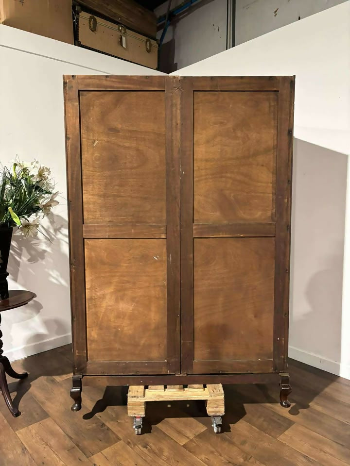 Vintage Burr Walnut Double Wardrobe