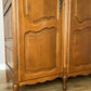 Wardrobe Vintage French Louis XVI Style Oak Four Door Carved Armoire LOT 6495