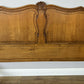 Bed Vintage French Louis XVI Oak Double Bed Frame Carved Headboard LOT 6373