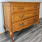Chest of Drawers Vintage French Louis Oak with 3 Drawers Carved Cabinet LOT 4468