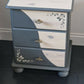 Single pine bedside drawer unit