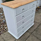 Stunning pine vintage chest of drawers