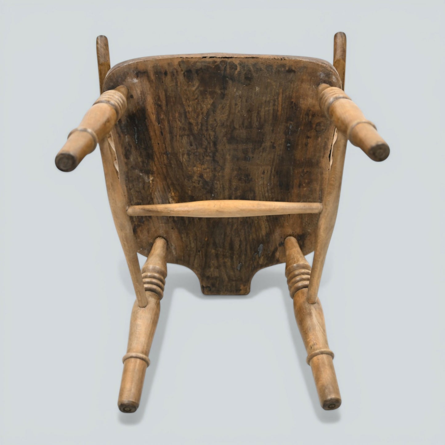 Stick Back Windsor Chair Elm and Beech Antique Bow Back Carver FREE UK Delivery*