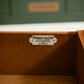 Vintage Home Office Desk with Drawers - Mahogany Finish