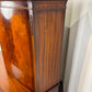 Reproduction Mahogany Bow Fronted Side Cabinet