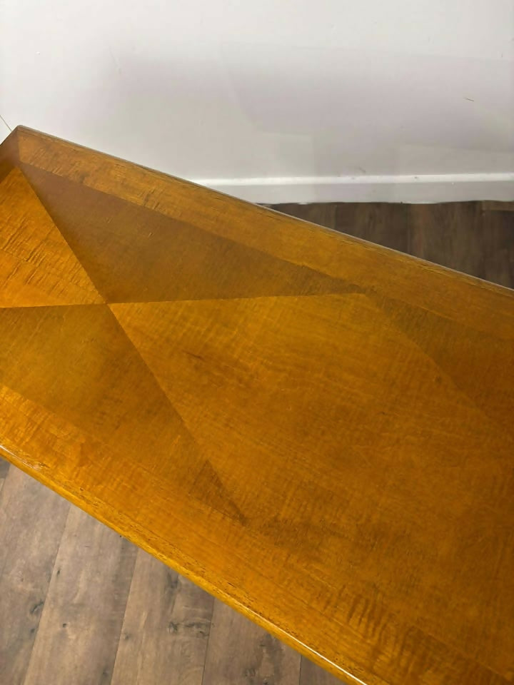 Art Deco Style Twin Pedestal Console Table