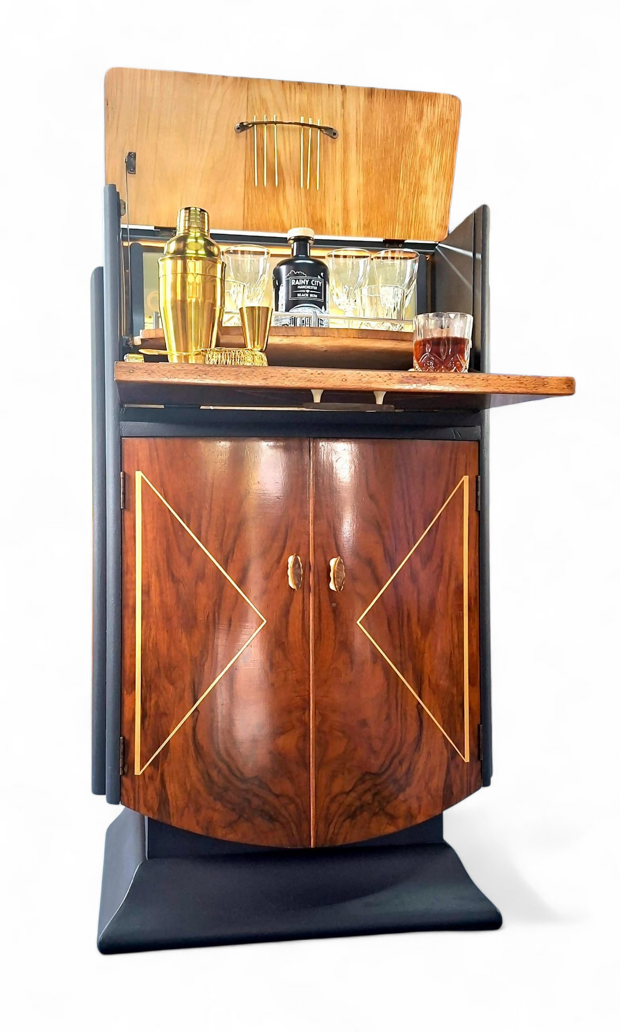 Art Deco Heron Drinks Cabinet