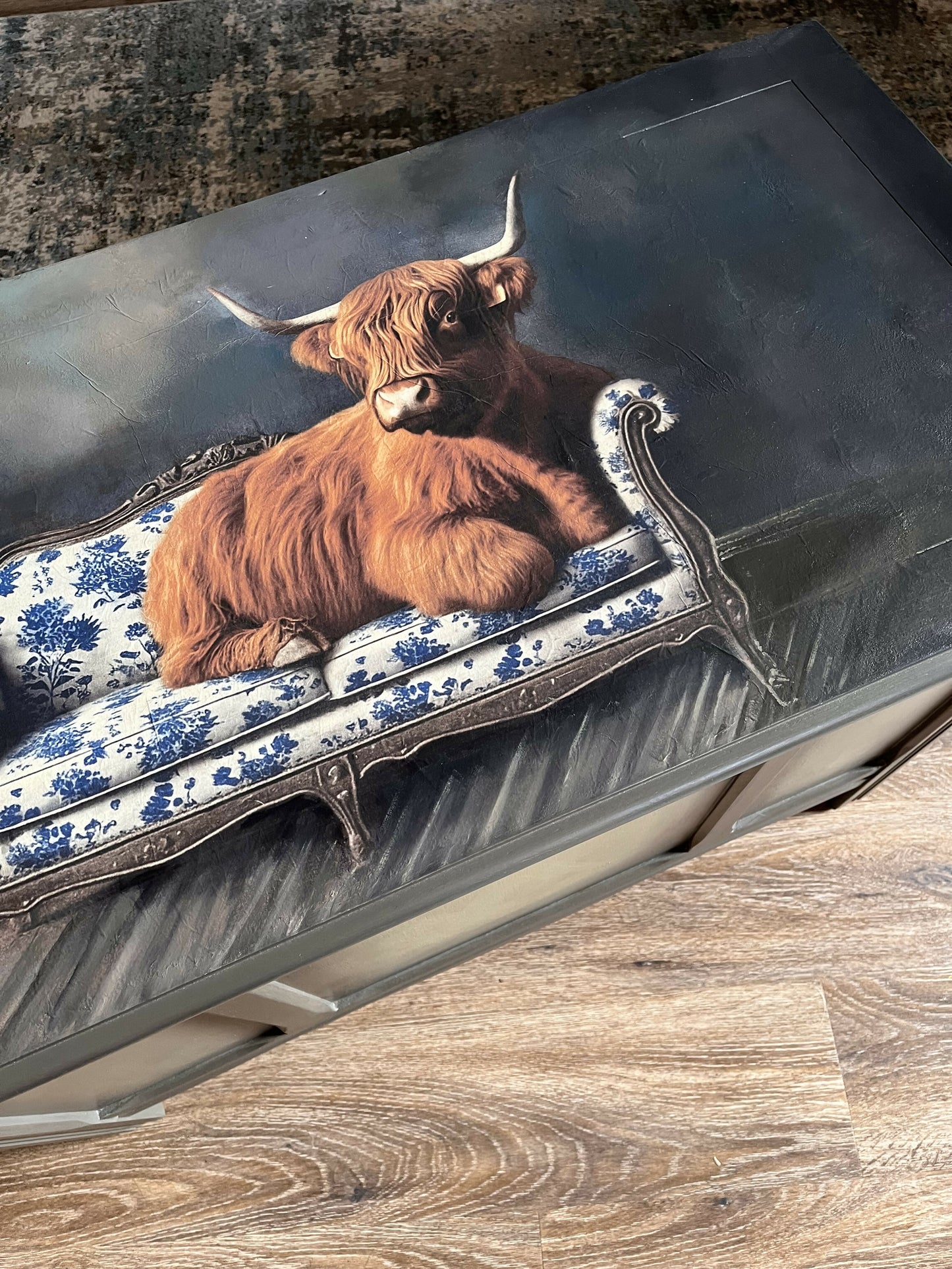 Vintage Blanket Box, Highland Grace