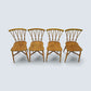 4 Ercol Lattice Back Dining Chairs 'Candlestick' Design Light FREE UK Delivery*