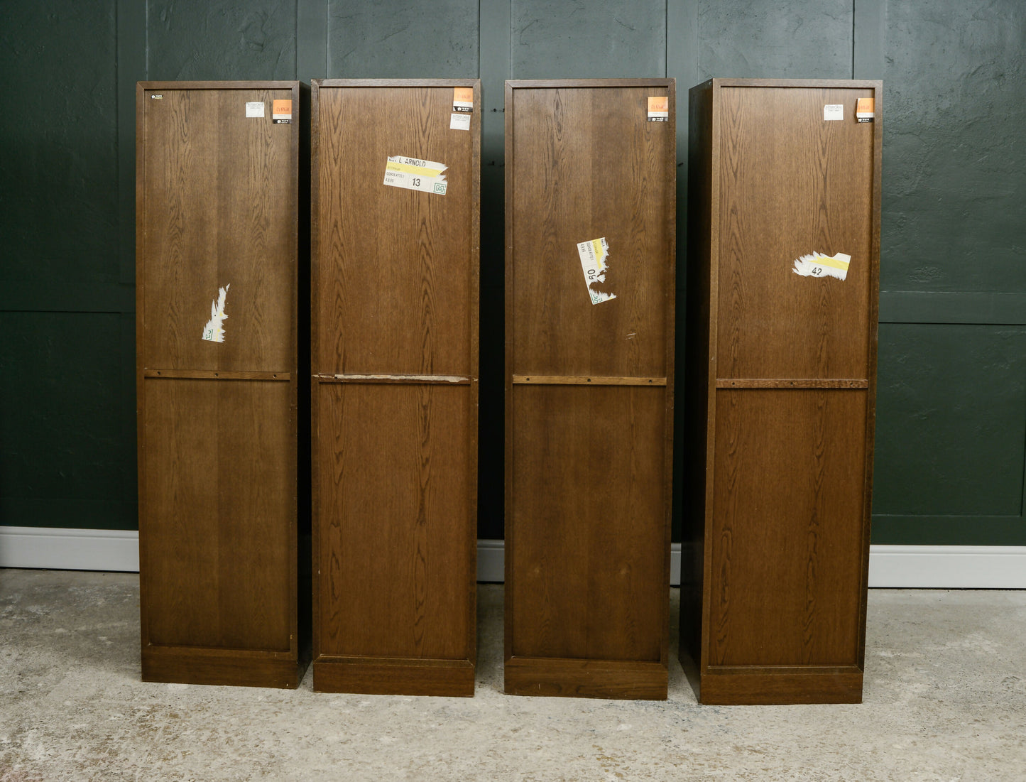 4 x Modular Oak Bookcases by Karimoku Furniture - Jap