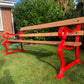 Fully Restored Cast Iron Garden Bench Seat Chair Patio
