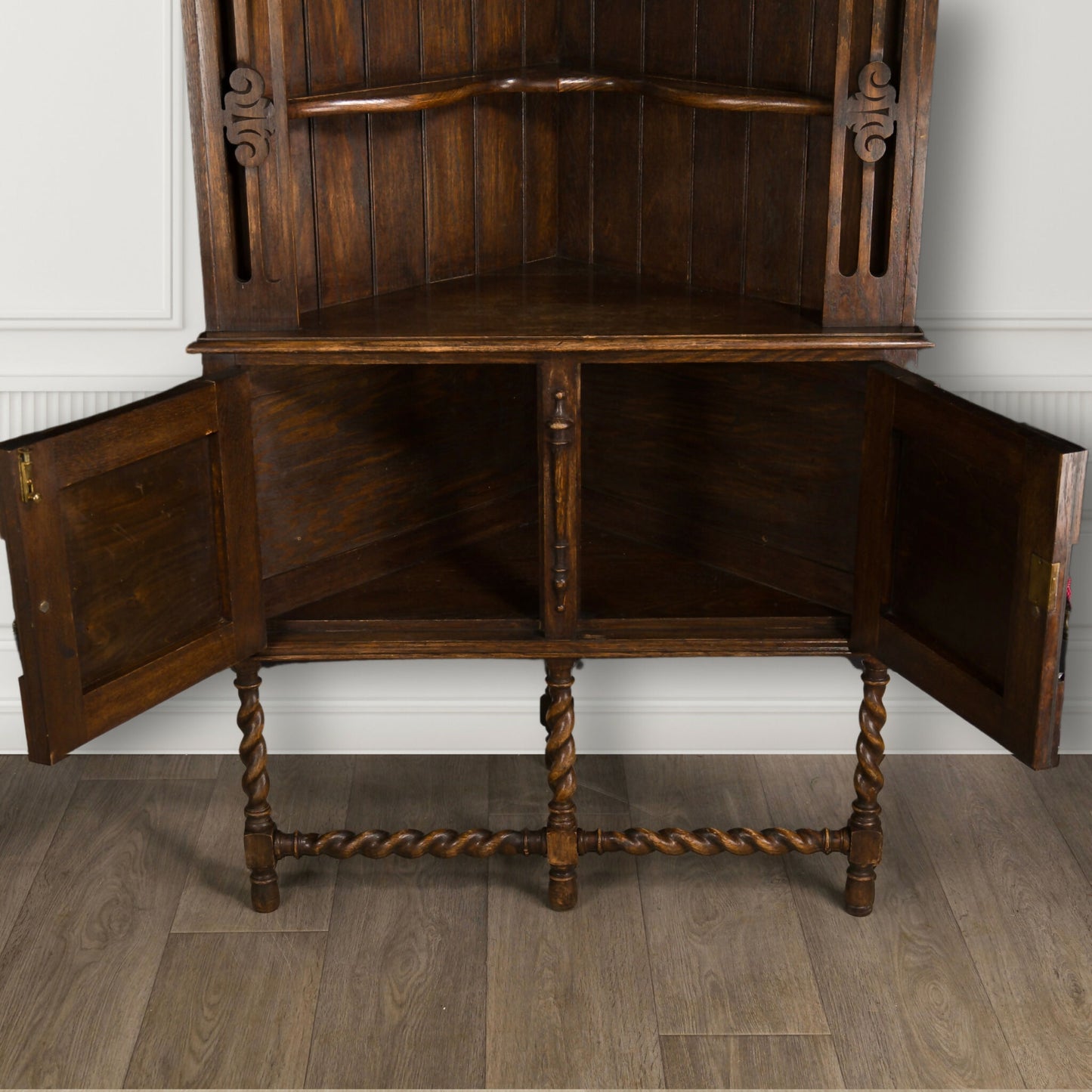 Tall Oak Dresser / Antique Bookshelf