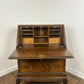 Early 20th Century Oak Bureau with Fitted Interior & Carved Base