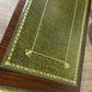 Vintage Mahogany Drop-Leaf Coffee Table with Tooled Leather Top