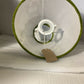 Decoupage and velvet Chinoiserie Lampshade