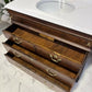 Width 102cm - Oak Vintage Bathroom Vanity Unit