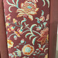 Vintage Fabric Covered Three Fold Dressing Screenkj
