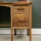 Vintage Oak Kneehole Desk - 1940s - Great Patina