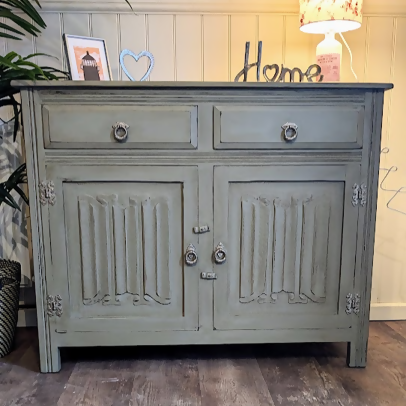 Olive Green Sideboard R251001 1