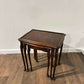 Vintage Mahogany Nest of Three Tables