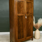 Vintage Oak Gentlemans Wardrobe - 1930s - 1940s