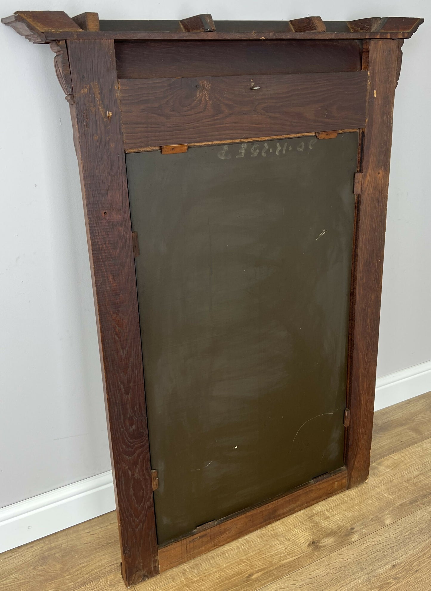 Mirror Antique French Oak Wall Mirror Home Decor Carved Wall Frame LOT 6369