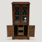 Old Charm Hi Fi/Record Cabinet 1 Adjustable Shelf Tudor Brown FREE UK Delivery. SBR10965/2309E