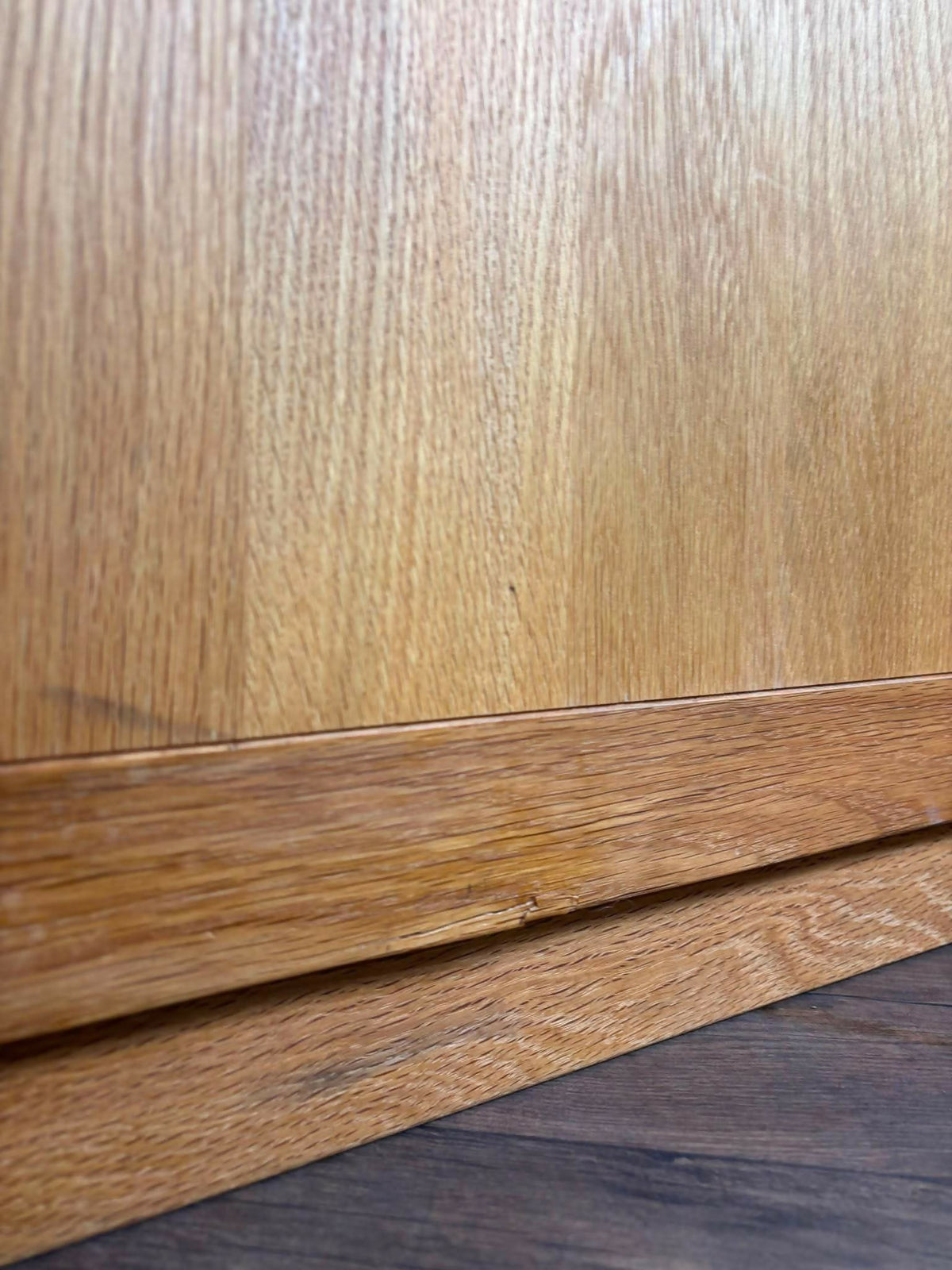 Modern Oak Blanket Box