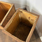 Pair of Vintage Kenyan Tea Export Crates / Wooden Boxes