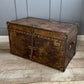 English Handmade Leather Coffee Table Trunk