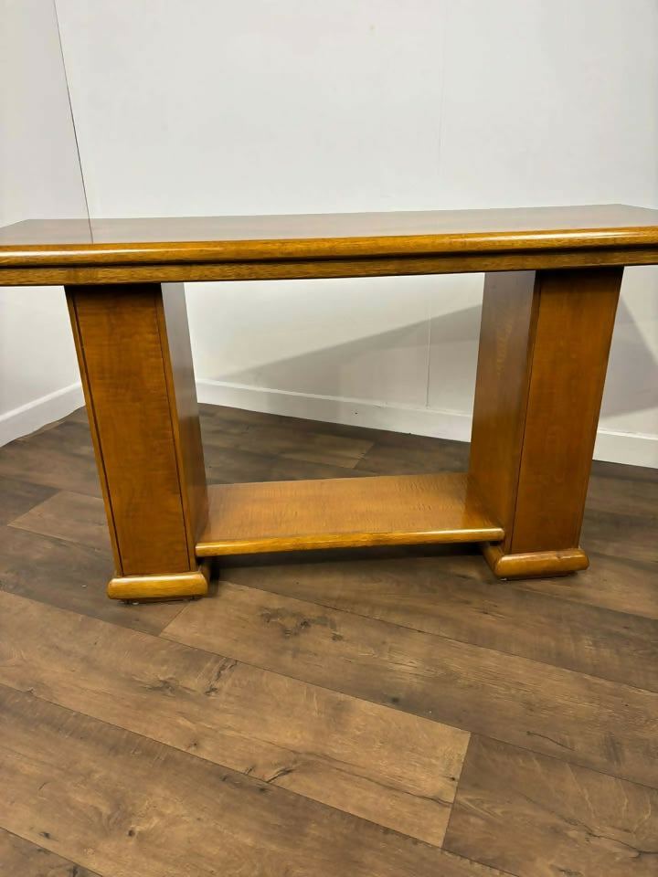 Art Deco Style Twin Pedestal Console Table