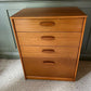 Vintage Teak Chest Of Drawers By Austin Suite 1960s V Deep Lower Drawer