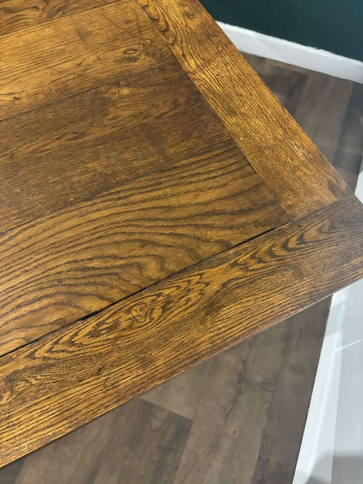 Vintage Dark Oak Dining Table55